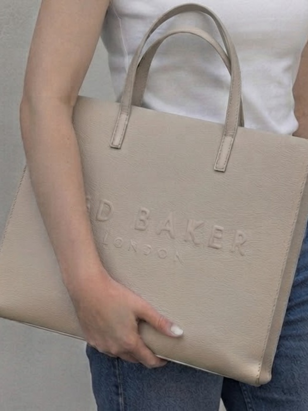 Ted Baker London "The Icon"  Tote Bag - Cream / Beige